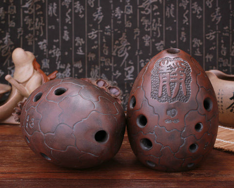 プロな中国笛古代塤楽器卵状オカリナ10穴販売