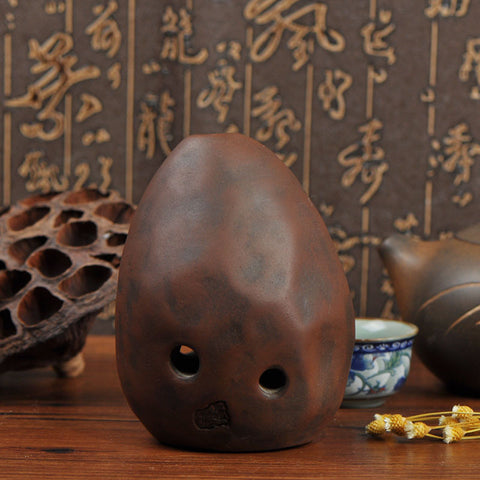 プロな中国笛古代塤楽器洗濯可能なオカリナ8穴販売