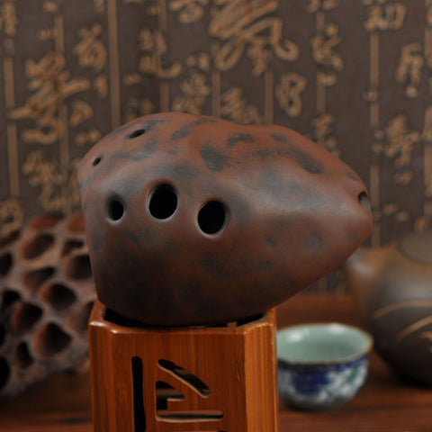 プロな中国笛古代塤楽器洗濯可能なオカリナ8穴販売