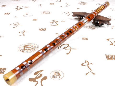 Buy Concert Grade Chinese Bitter Bamboo Flute Dizi Instrument with Accessories 2 Sections