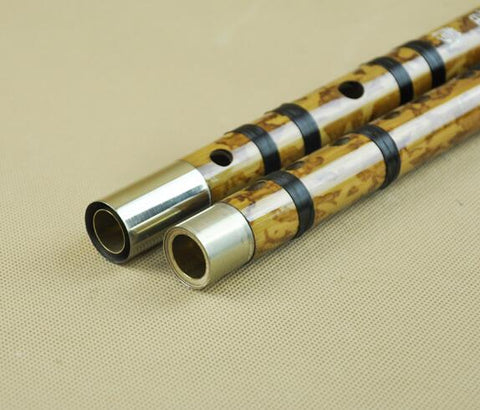 Buy Professional Chinese Bitter Bamboo Flute Dizi Instrument with Accessories 2 Sections