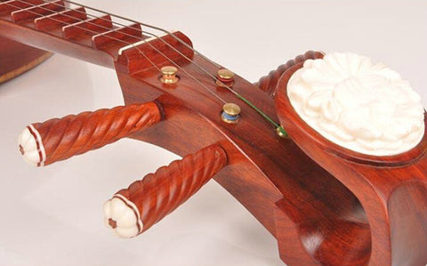 Concert Grade Rosewood Da Ruan Instrument Chinese Mandolin Ruan With Accessories