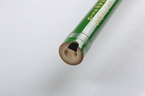 Study Level Green Color Purple Bamboo Flute Xiao Instrument Chinese Shakuhachi One Section