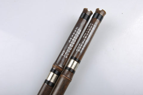 Study Level Purple Bamboo Flute Xiao Instrument Chinese Shakuhachi 2 Sections