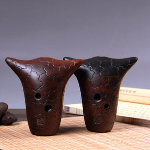 プロな中国笛古代塤楽器牛頭状オカリナ販売