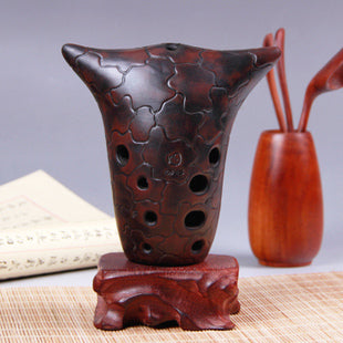プロな中国笛古代塤楽器牛頭状オカリナ販売