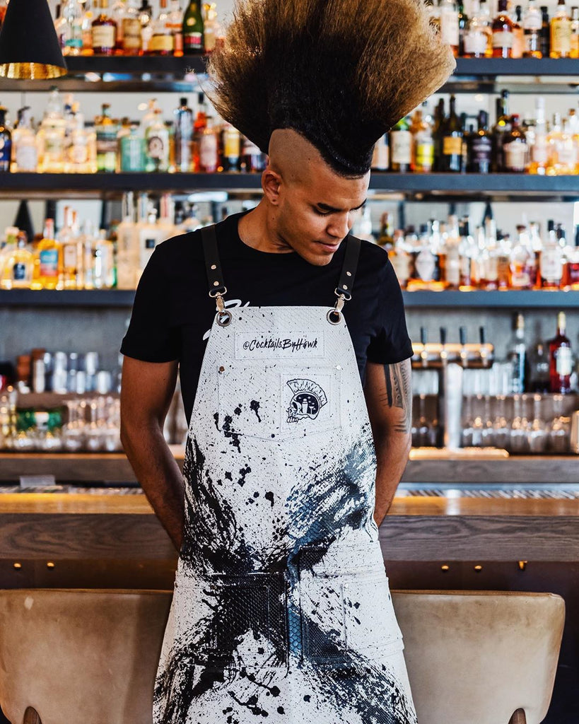 Custom apron for Cocktails by Hawk