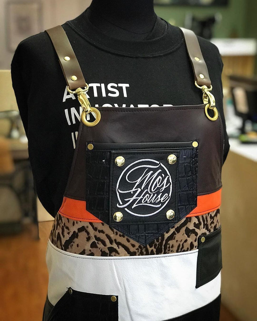 Custom Balenciaga-inspired apron