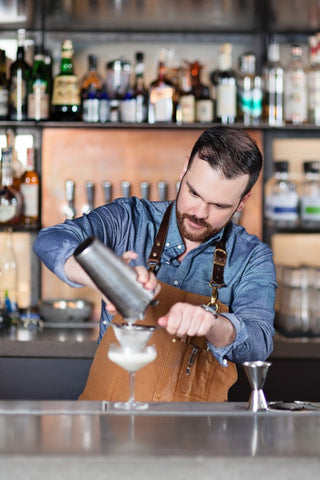 Shaun Layton at Juniper Vancouver in Search and Rescue Denim Co Duck Canvas Bartenders Apron