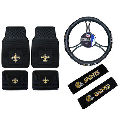 Licensed Official Nfl New Orleans Saints Car Truck Floor Mats