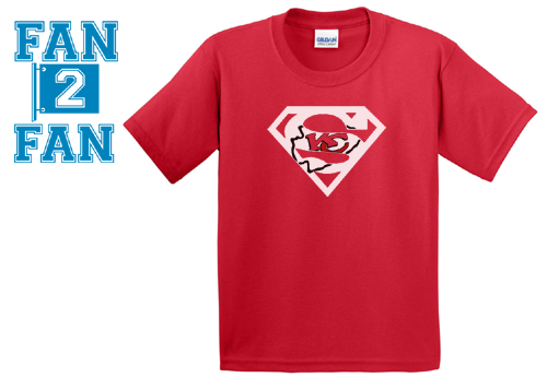 kansas city chiefs superman shirt