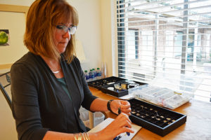 Eileen Baumeister McIntyre jewelry designer and proprietor of Garden of Silver handmade jewelry in Westhampton Beach, Hamptons, Long Island, New York