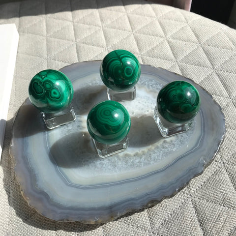 Malachite Spheres