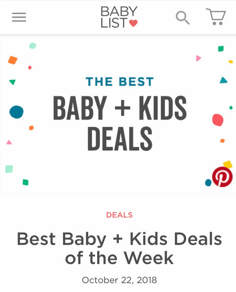 Babylist maternity discounts