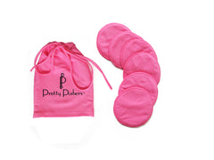 Pink washable nursing pads