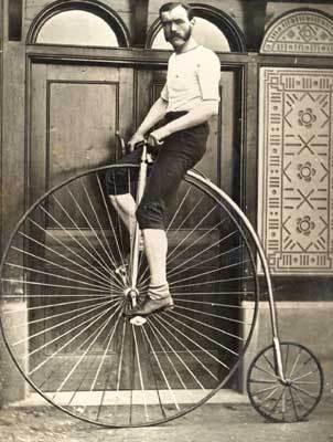Old time bicycle