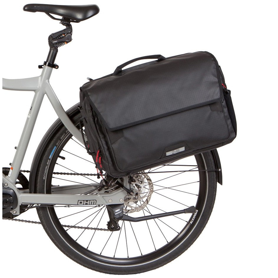 attaching panniers to a road bike