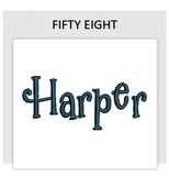 Font FIFTY EIGHT