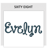 Font SIXTY EIGHT