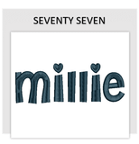 Font SEVENTY SEVEN