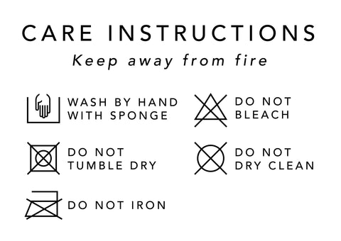 Care instructions for IAMRUNBOX products