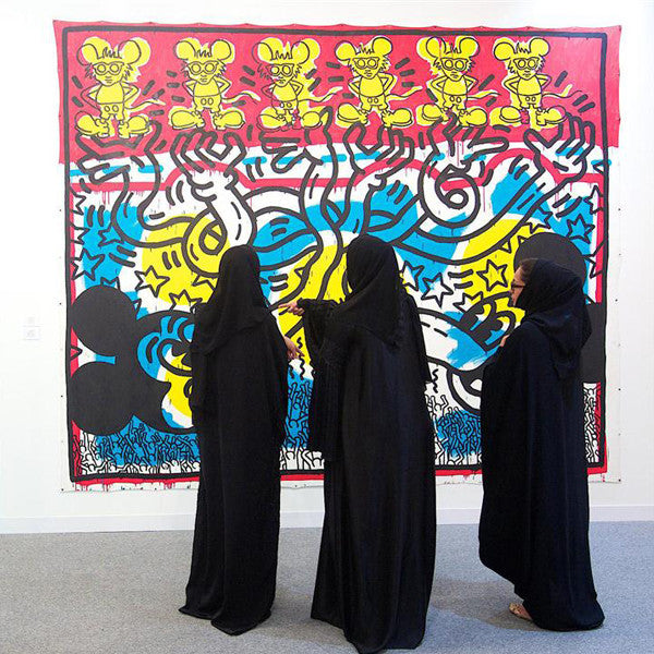 Visitors at Abu Dhabi Art 2012