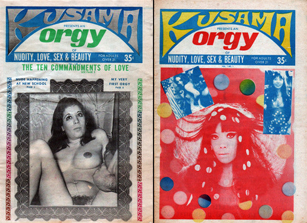 Yayoi Kusama, Posters for 'Kusama Presents an Orgy', 1969