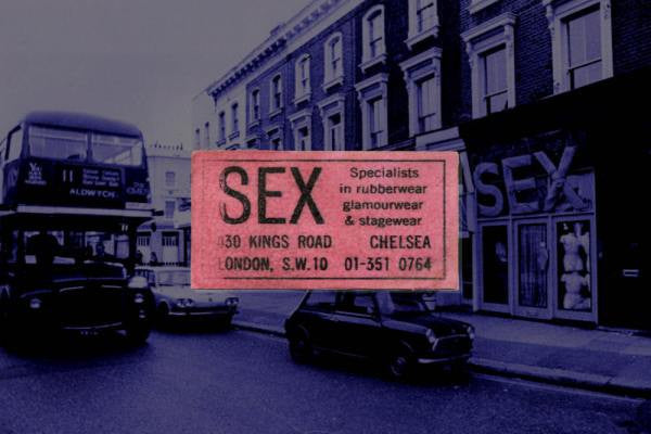 SEX label, Westwood on Kings Road