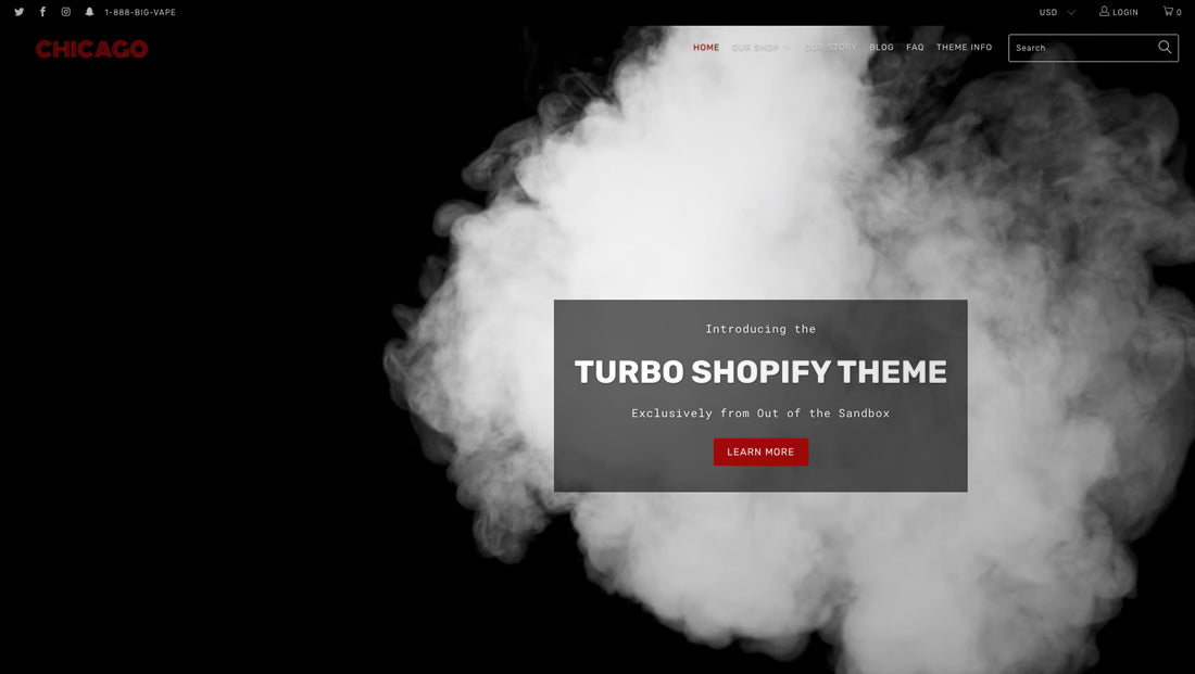 Turbo Shopify theme Chicago style
