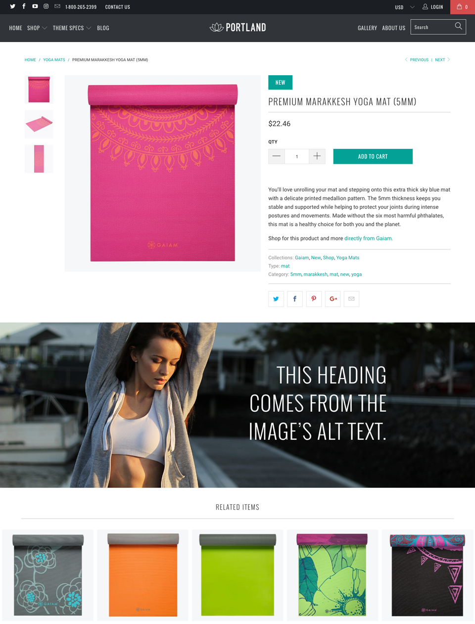 Shopify full width product images