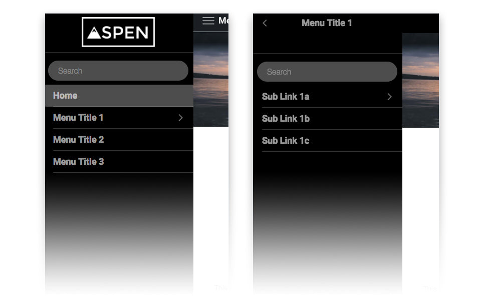 Nested Navigation on Mobile