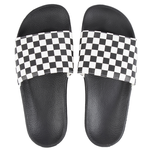 checkerboard vans flip flops