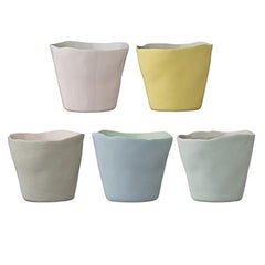 Votives in ice cream hues from Ecora Home, stock due in late February