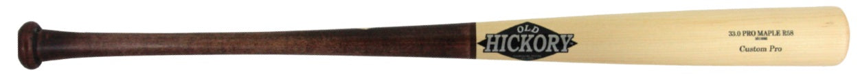 Custom Pro Wood Bat Model R58 by Old Hickory Bats