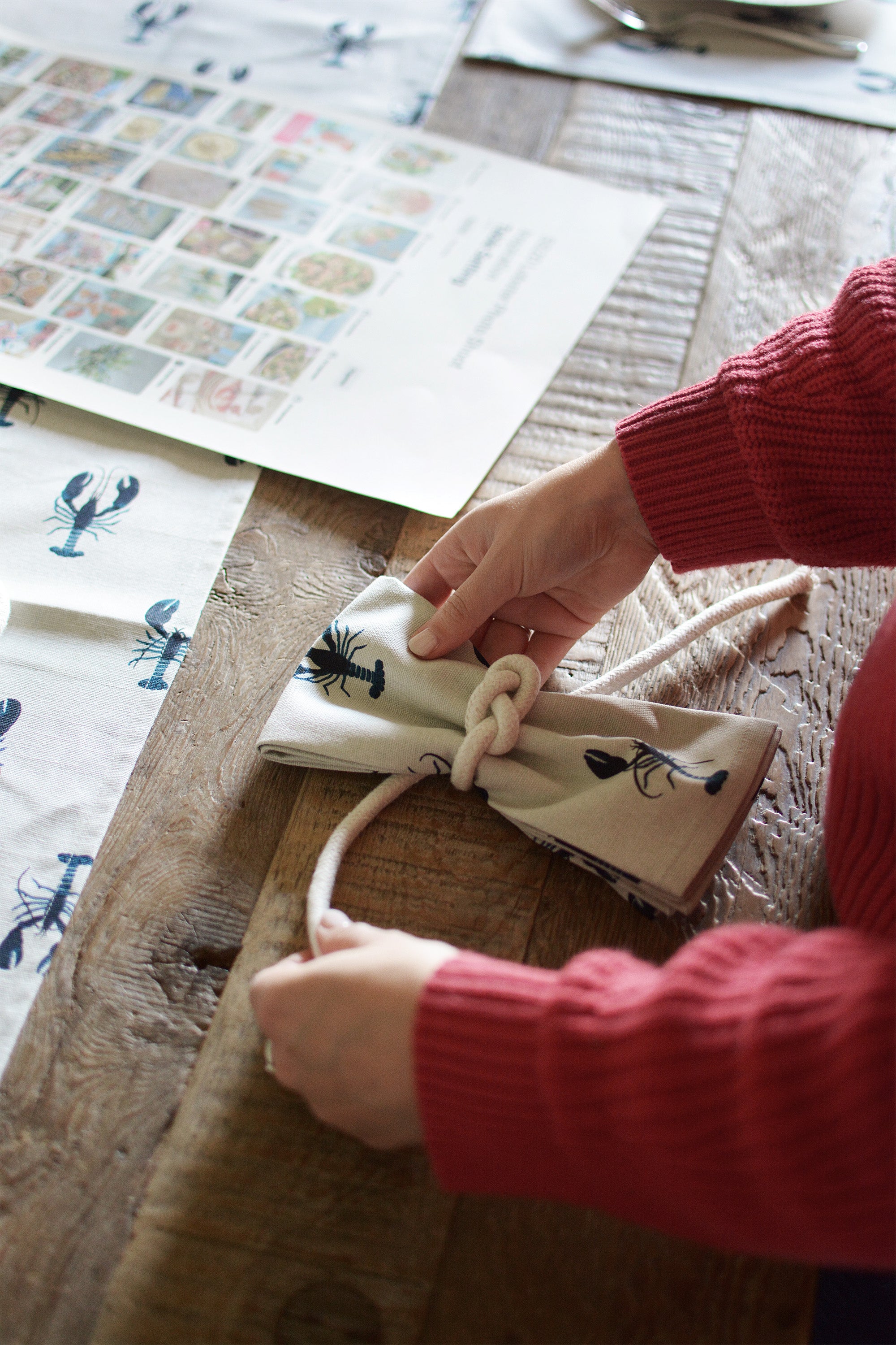 DIY Rope Napkin Holders 