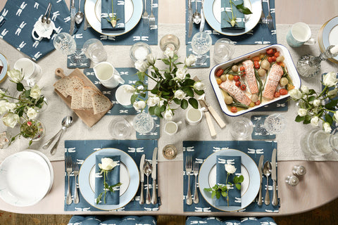 Dragonfly homewares table setting by Sophie Allport