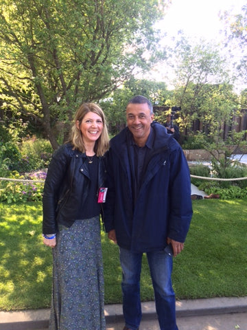 Sophie Allport and Cleve West and his amazing M&G garden