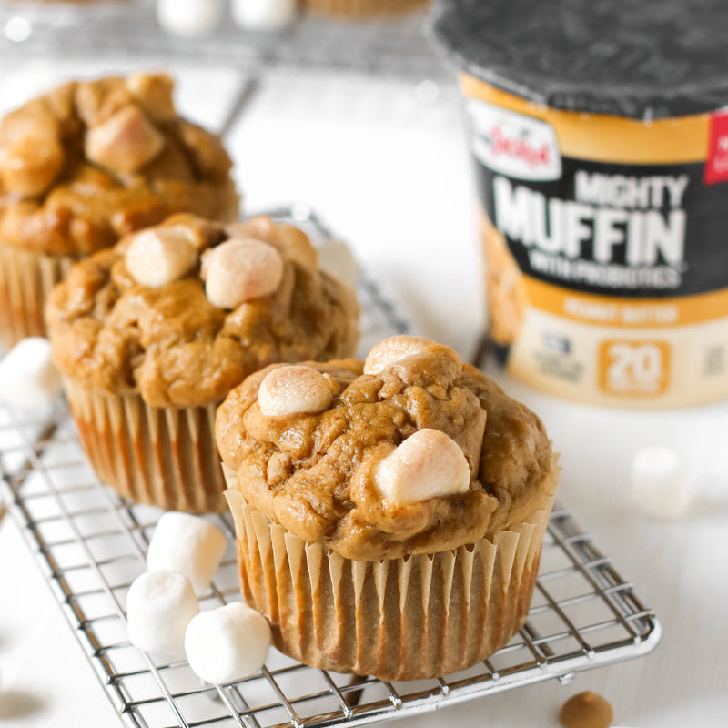 Fluffernutter Muffins