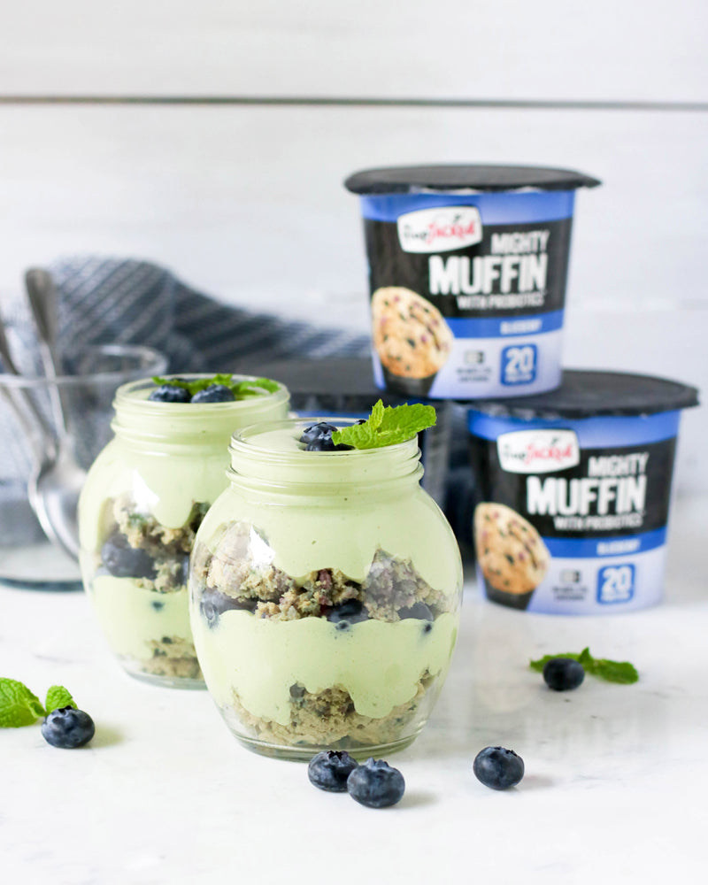 Matcha Blueberry Parfaits