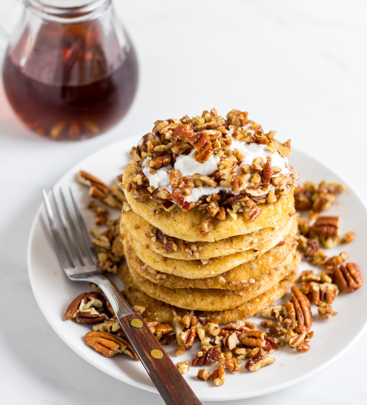 French Toast Pecan Pancakes