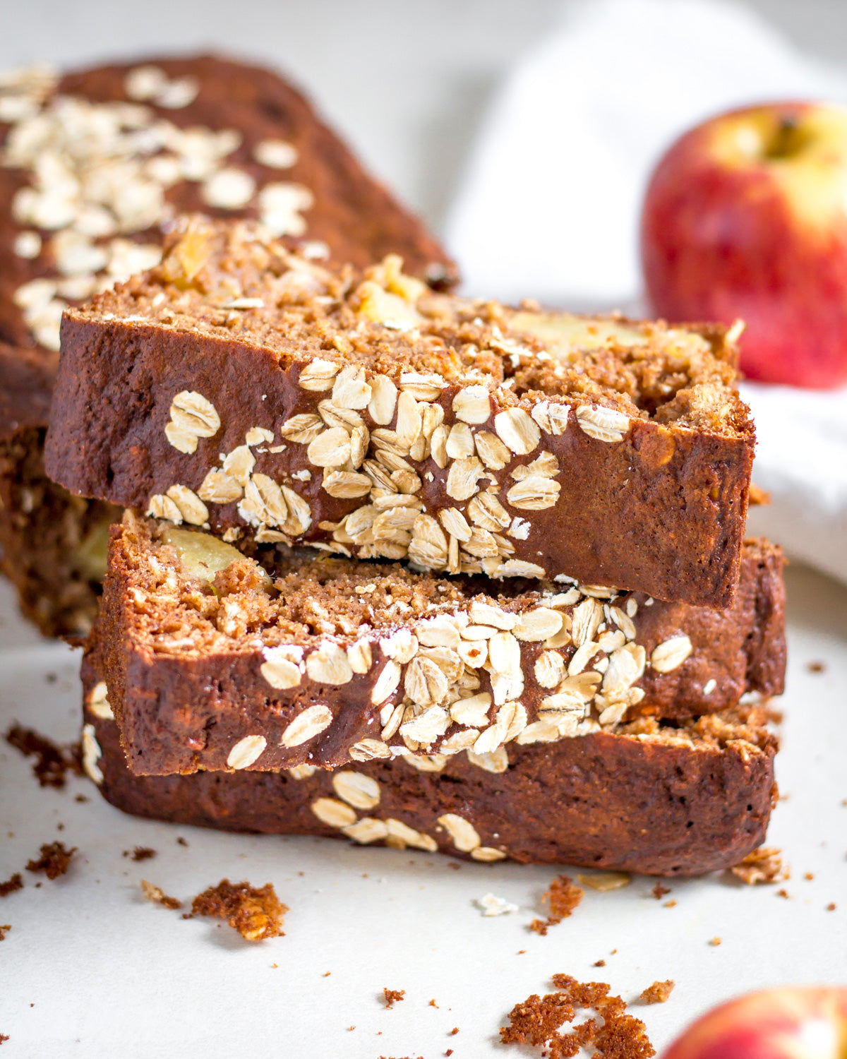 Spiced Apple Oat Bread