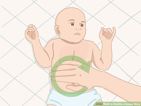 Trapped gas in babies