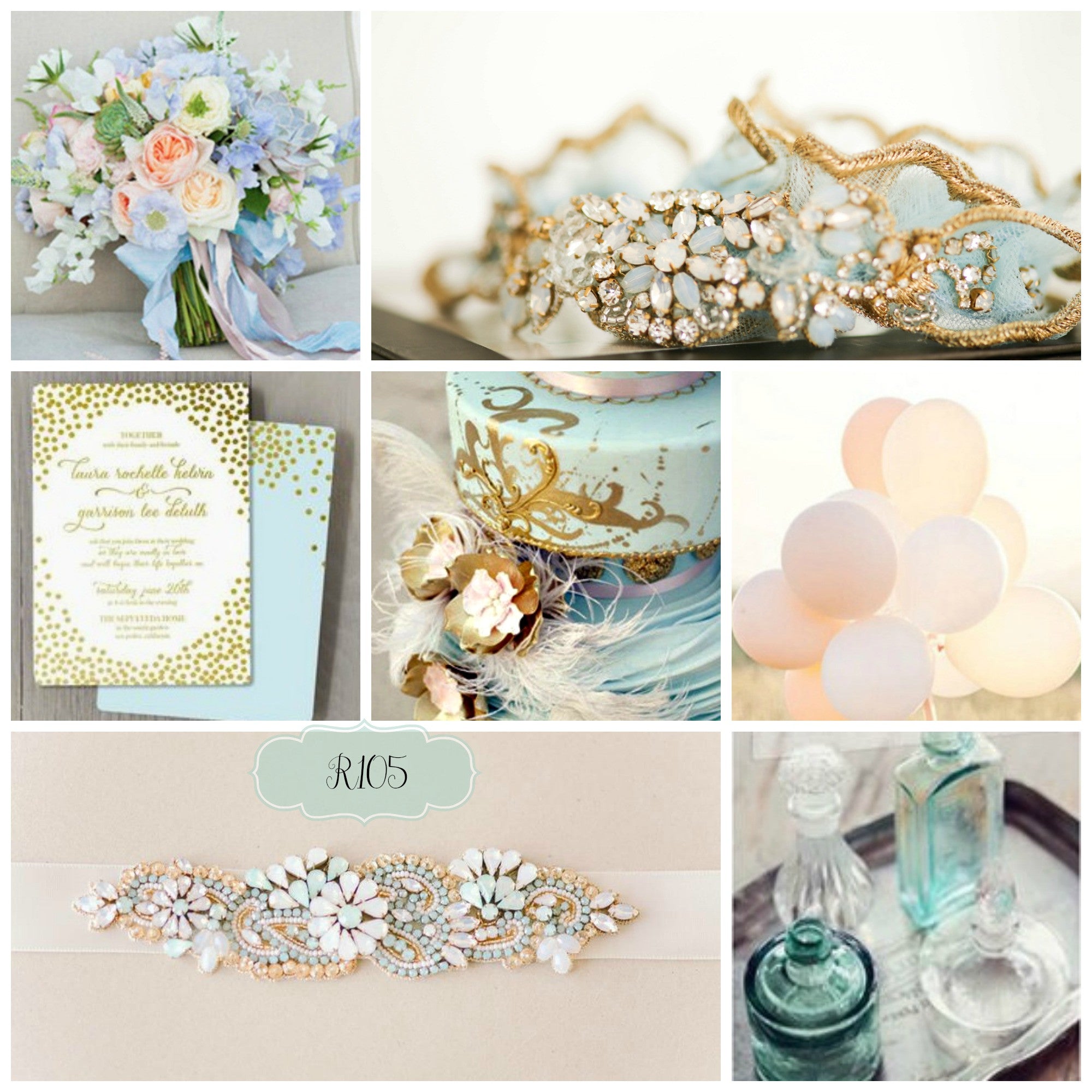 Blue and Gold Wedding Ideas