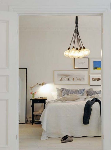 Choose the right bedroom lighting style by determine the size of your bedroom