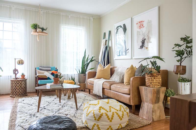 Boho Chic Living Room Design