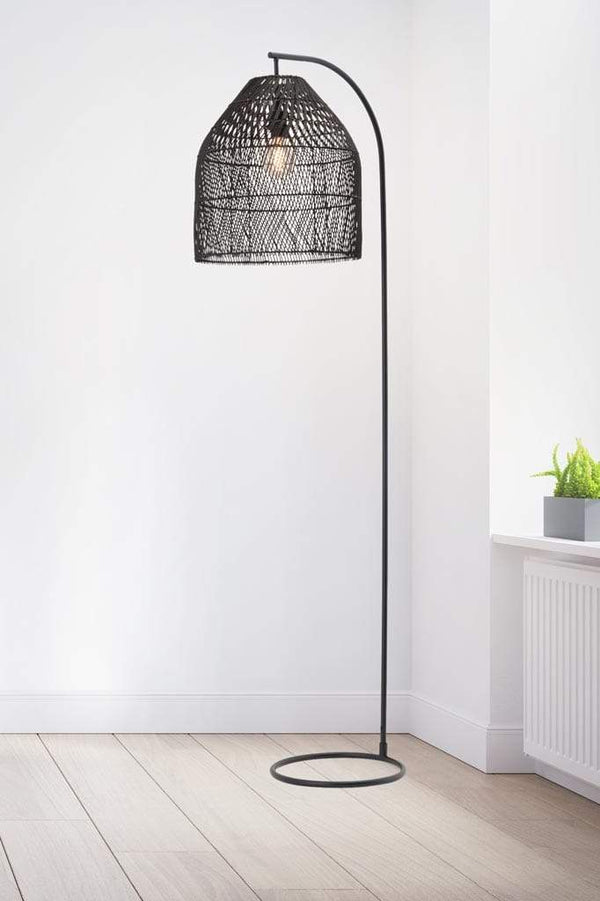 java arc overreach floor lamp