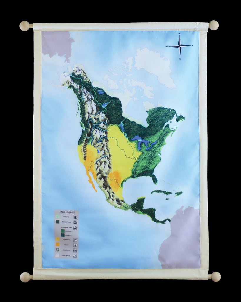 North America Biome Mat Wasecabiomes