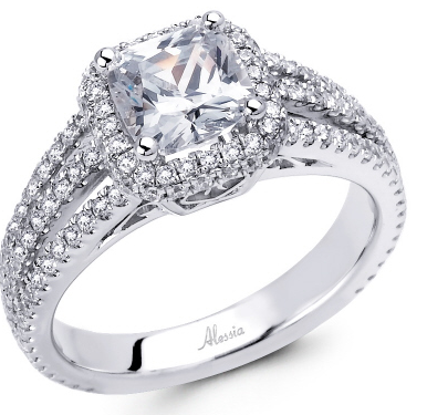 karaman bridal collection 18k white gold engagement ring 018