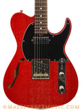 Grosh Retro Classic Hollow T Red  with F Hole