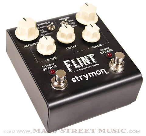 Strymon Flint Tremolo and Reverb Pedal angle